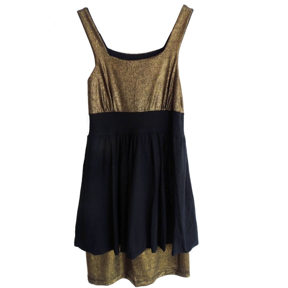 Flowers by Zoe black w/Gold Party dress size XL